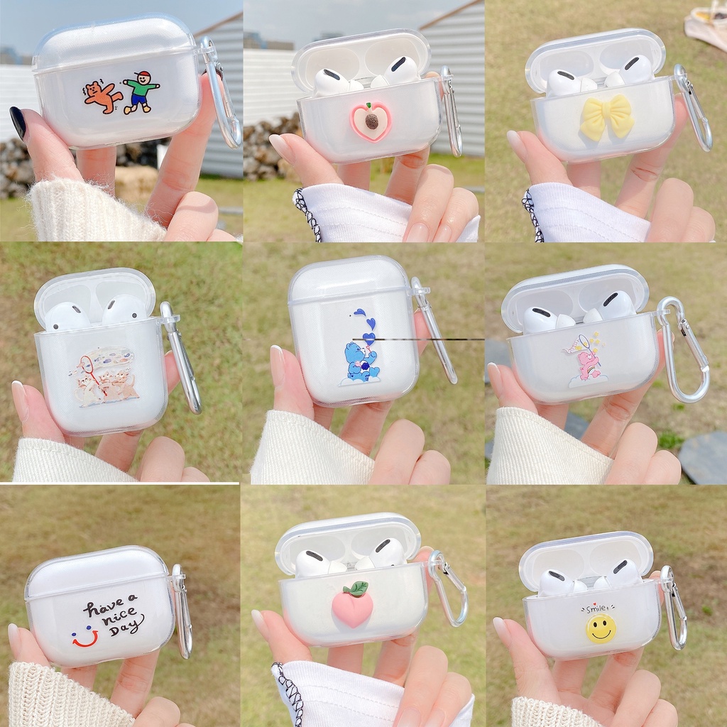 AirPods保護套 airpod保護套 多個卡通款式  透明保護套  AirPods Pro保護套 卡通史努比圖案