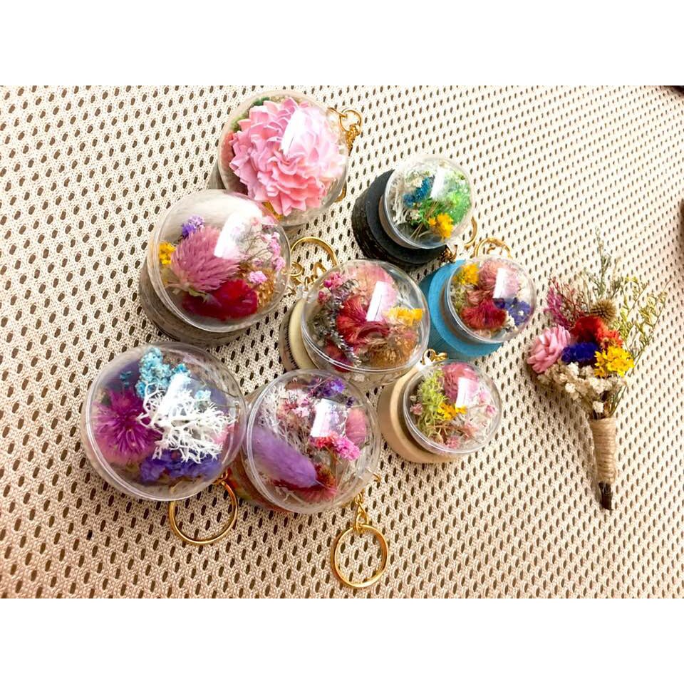 美美的乾燥花水鑽鑰匙圈uv膠diy 小教學 Youtube