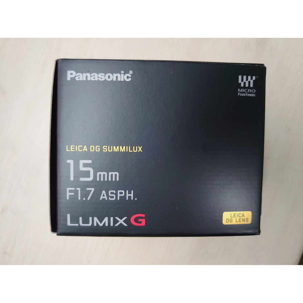 Panasonic Leica DG 15mm F1.7 國際牌 大光圈 定焦鏡 黑 (公司貨) B+W保護鏡