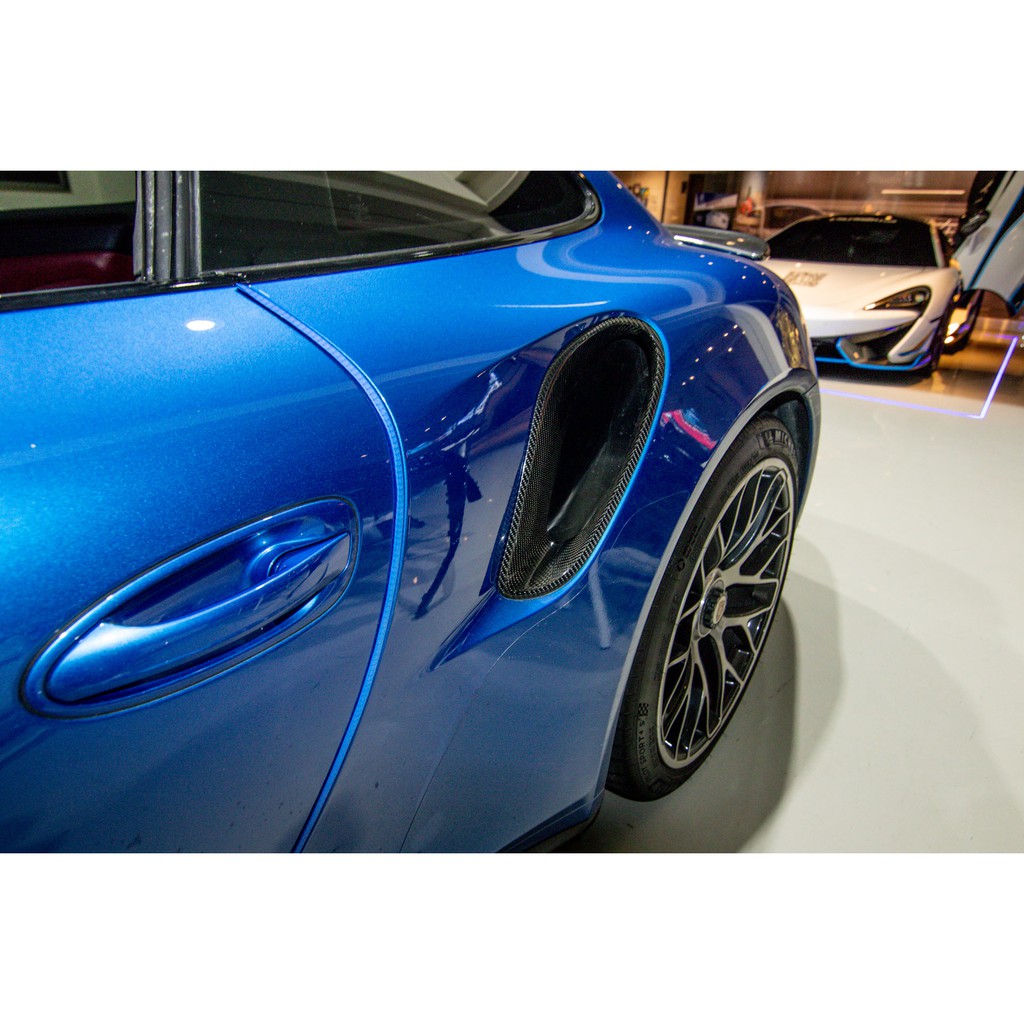 TWL台灣碳纖 全新Porsche保時捷 991 911 GT3 RS 交換式 碳纖 卡夢 側進氣口蓋 台灣製