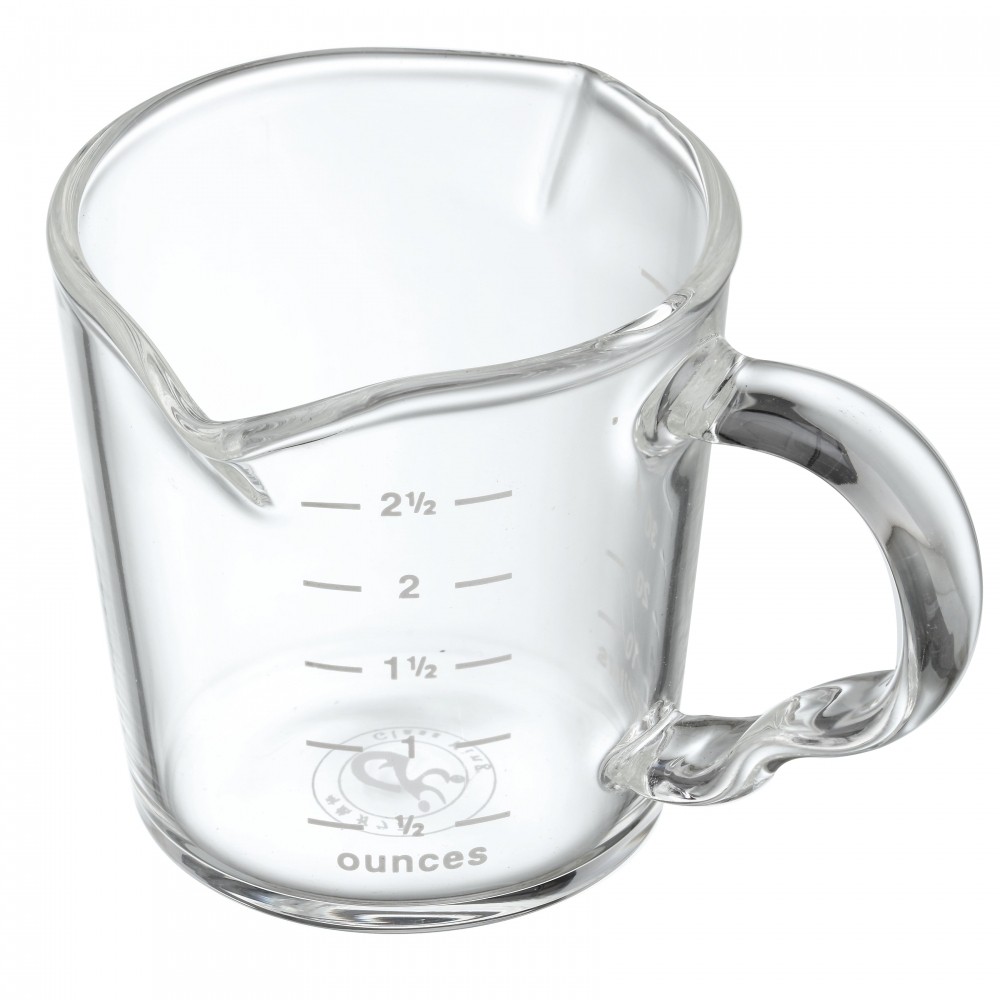 附發票【咖啡魂】義式 濃縮 咖啡 玻璃量杯 刻度量杯 耐熱玻璃 雙口量杯 80CC GK-059