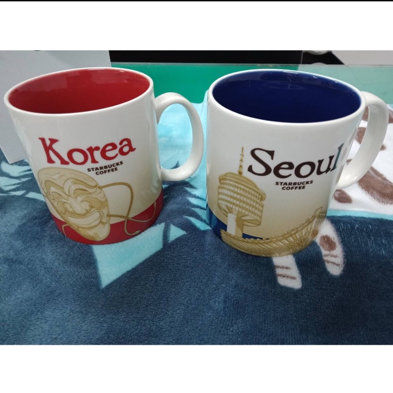 Seoul Korea 韓國 city 小杯組 星巴克 馬克杯 杯子