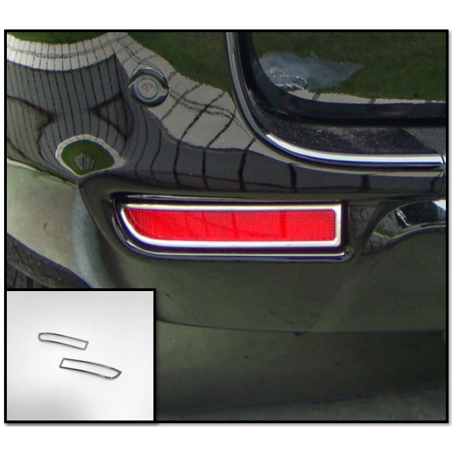 圓夢工廠 Toyota Previa 2006-2018 改裝 鍍鉻銀 後保桿飾框 後霧燈框 後反光片框