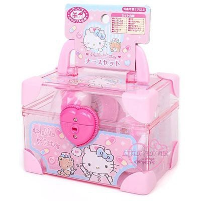 ♥小花花日本精品♥HelloKitty醫生護士手提玩具組50145003