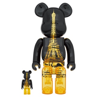 BE RBRICK 庫柏力克熊 巴黎鐵塔 艾菲爾鐵塔 EIFFEL TOWER 400％ & 100%