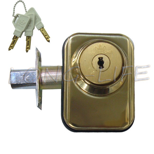 金冠SH2207-UP 鈦金 補助鎖 不銹鋼補助鎖 硫化銅門 門鎖 天珠鎖 輔助鎖