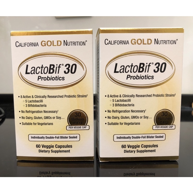 快速出貨*California Gold Nutrition CGN LactoBif 益生菌 60粒 300億 CFU
