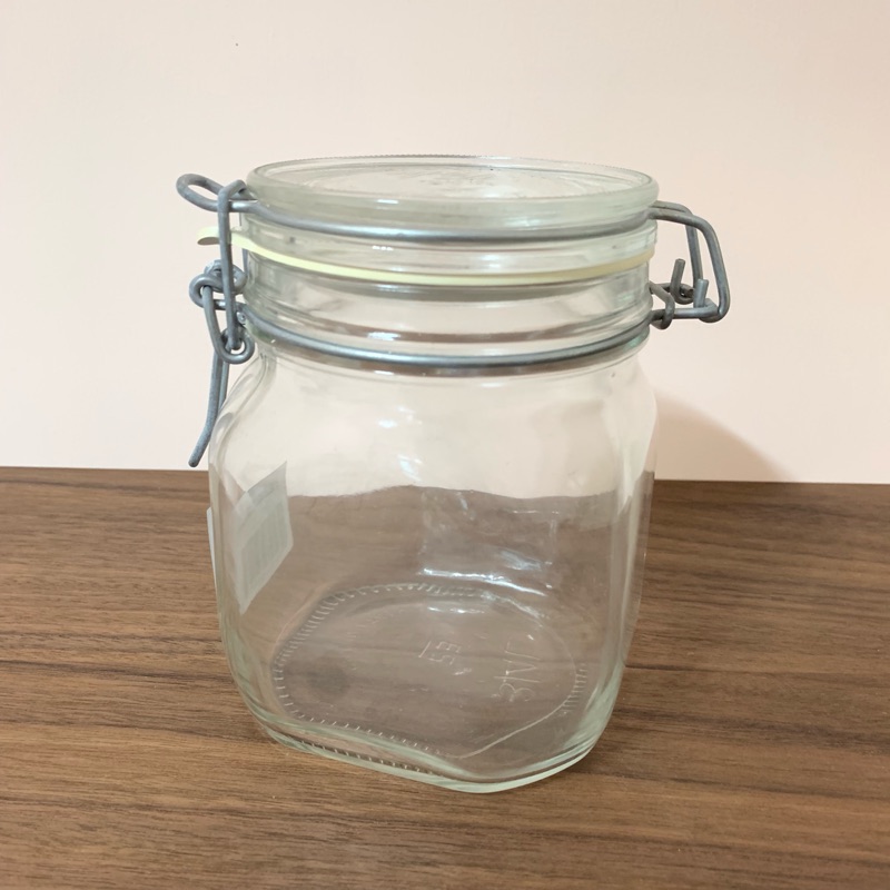 全新無印良良品碳酸玻璃密封罐850ml 蝦皮購物