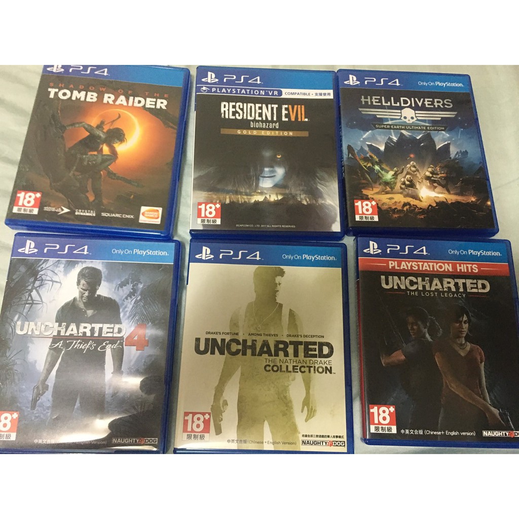 Ps4中古遊戲片出清 蝦皮購物