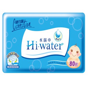 康乃馨 Hi-water 水濕巾 (80片)/包