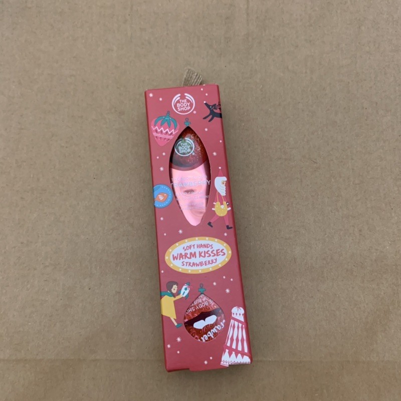 全新 The Body Shop 草莓味 護手霜 護唇膏 保養品 化妝品 韓國彩妝