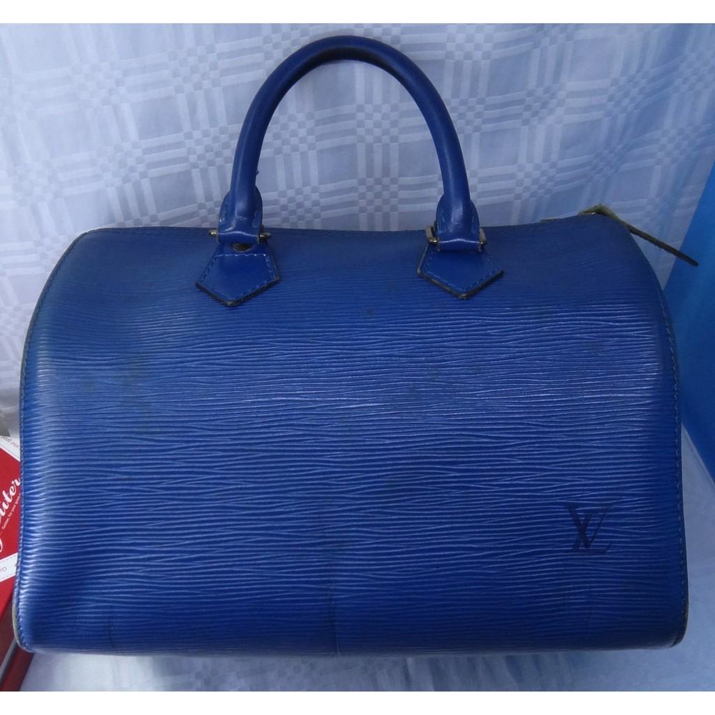 LV 手提包 波士頓包 EPI 真品 二手精品 特價13000元 路易威登  可刷卡 SPEEDY25 手提波士頓包款