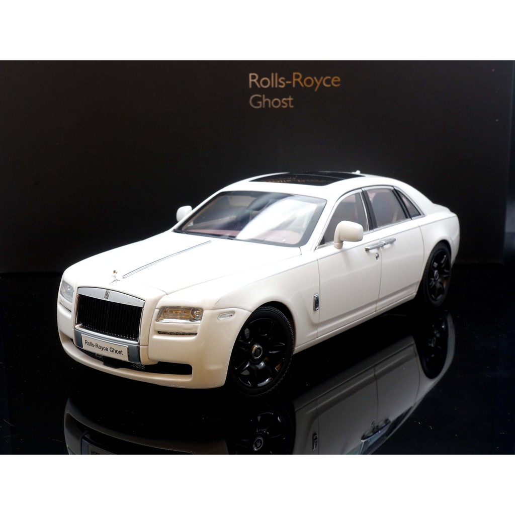 Kyosho 1/18 Rolls Royce Ghost Arktic White MASH