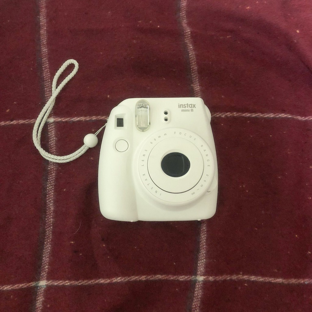 富士 FUJIFILM ✨INSTAX MINI8 拍立得相機 二手 白色✨附自拍鏡、水晶殼、底片一卷(10張)