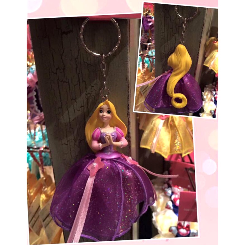 日本 東京迪士尼樂園 公主系列 長髮公主 樂佩 玩偶 吊飾 掛飾 鑰匙圈