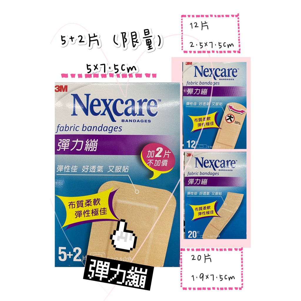 3M 彈力ok絆系列(另有克淋濕/活力繃帶/PE系列/舒適繃/人工皮賣場) 彈力繃