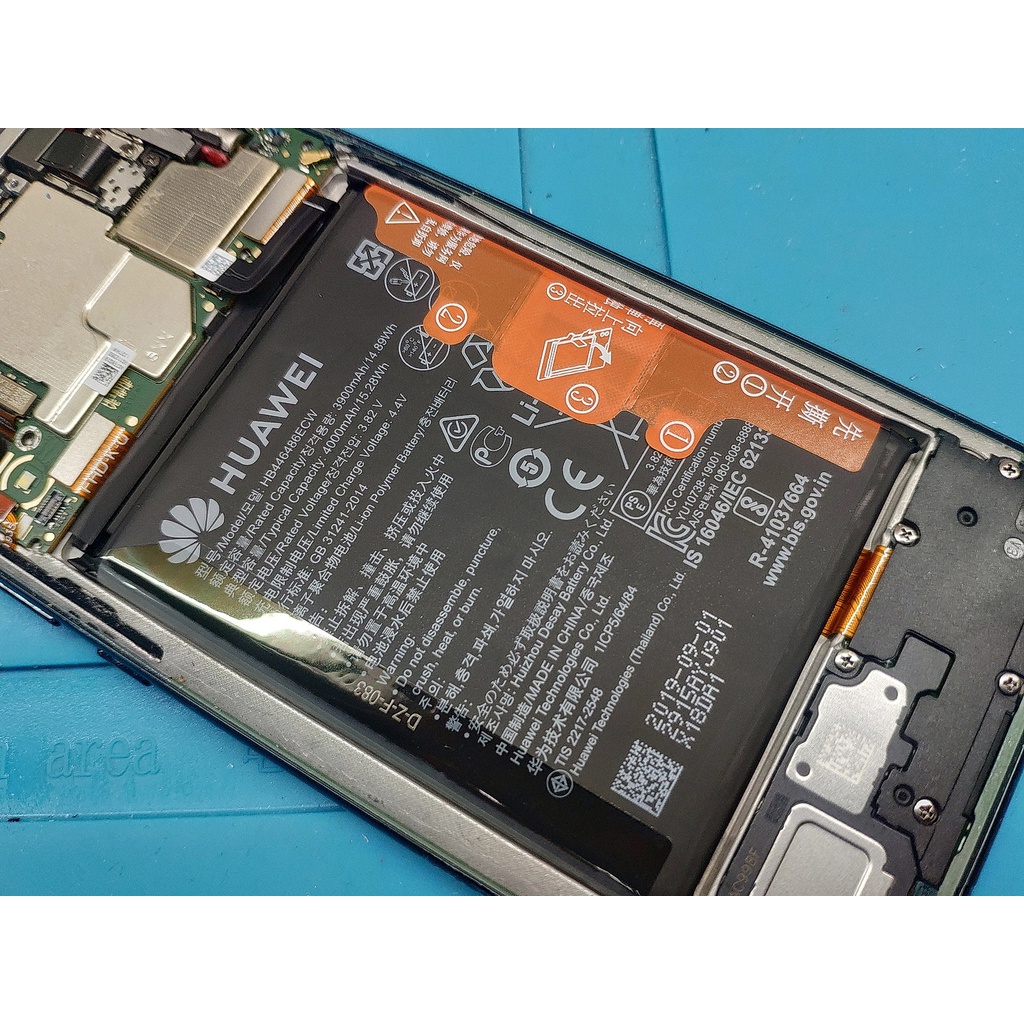 三重 HUAWEI 華為手機換電池 Y9Prime (2019)電池 Y9 prime 維修換電池HB446486ECW