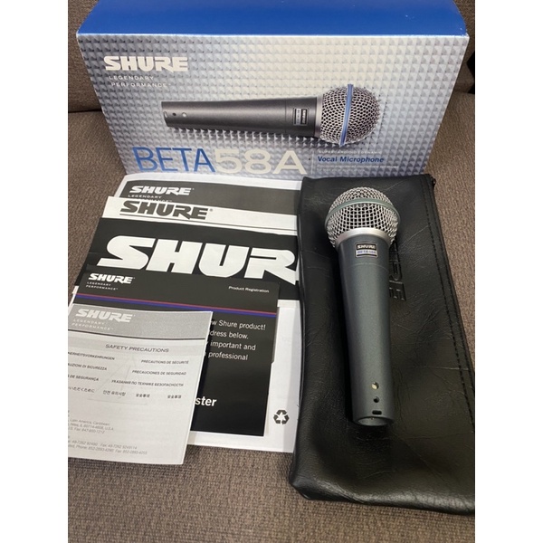 二手SHURE BETA58A 動圈式麥克風