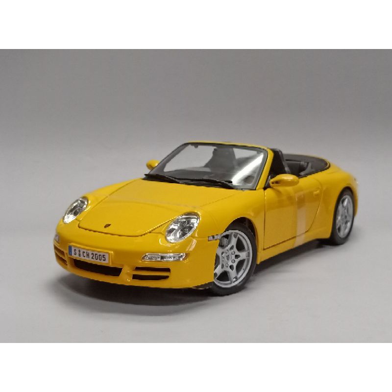 Maisto 1:18(1/18) Porsche 911 Carrera S 997 保時捷敞篷車 模型車