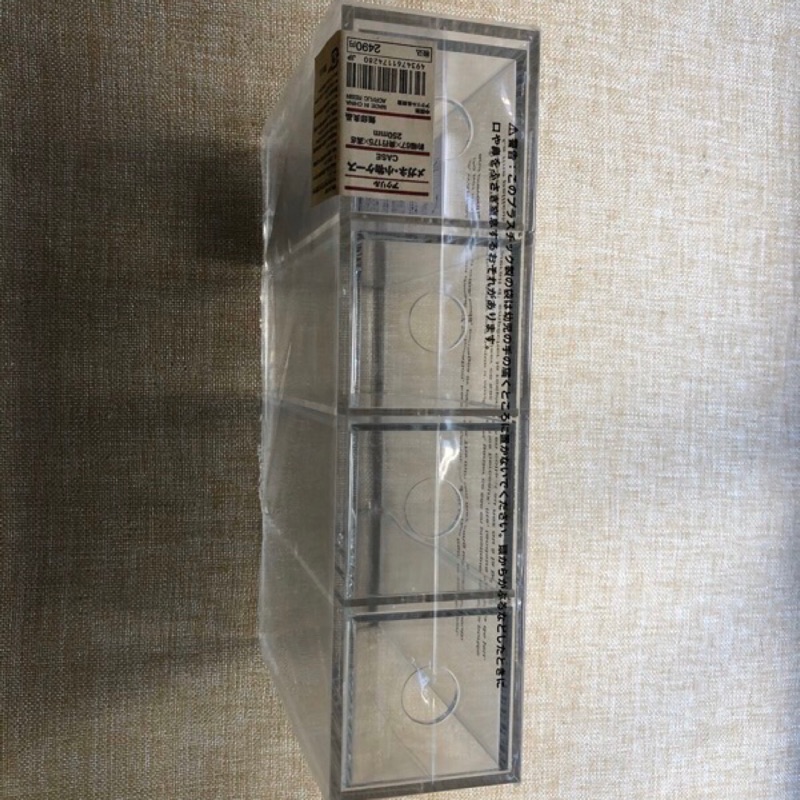 全新未拆 無印良品muji壓克力眼鏡小物收納架 4層約6 7 17 5 25cm 蝦皮購物
