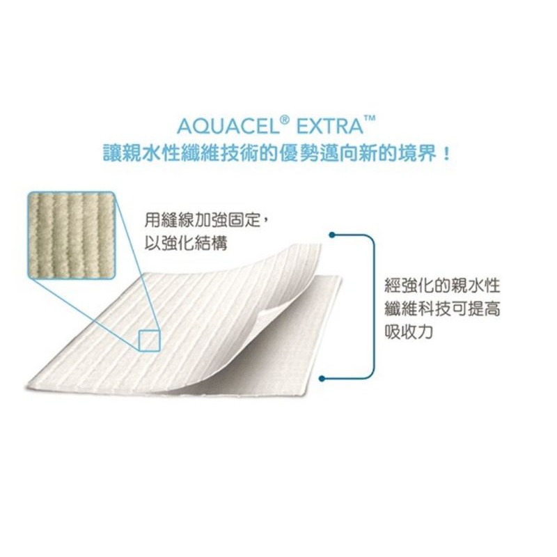 康威 愛康膚 強化吸收親水性纖維敷料(滅菌) AQUACEL® Extra™