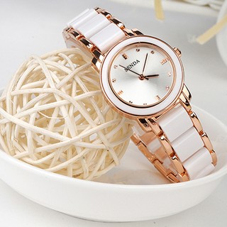 (特價)女士時尚簡約手錶 韓國潮流復古陶瓷 防水 石英錶