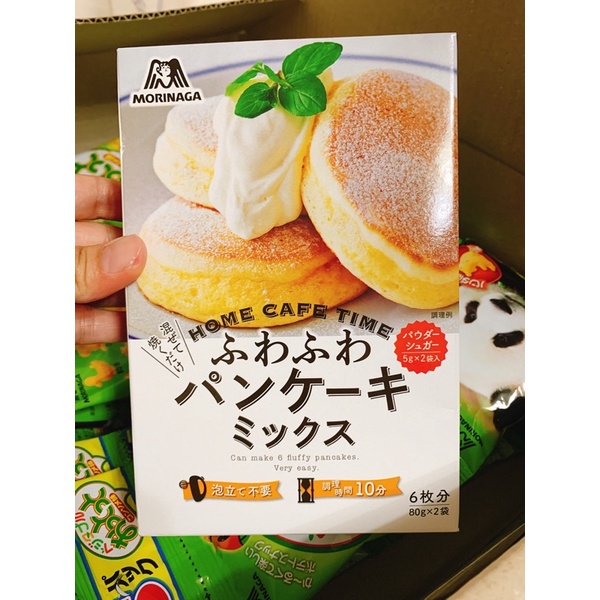 Morinaga 森永舒芙蕾鬆餅粉 80g*2袋入 一包可做約6枚份