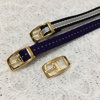 可羅小舖 手工藝材料出清 金色皮帶釦環 皮帶扣 搭配1公分皮帶織帶