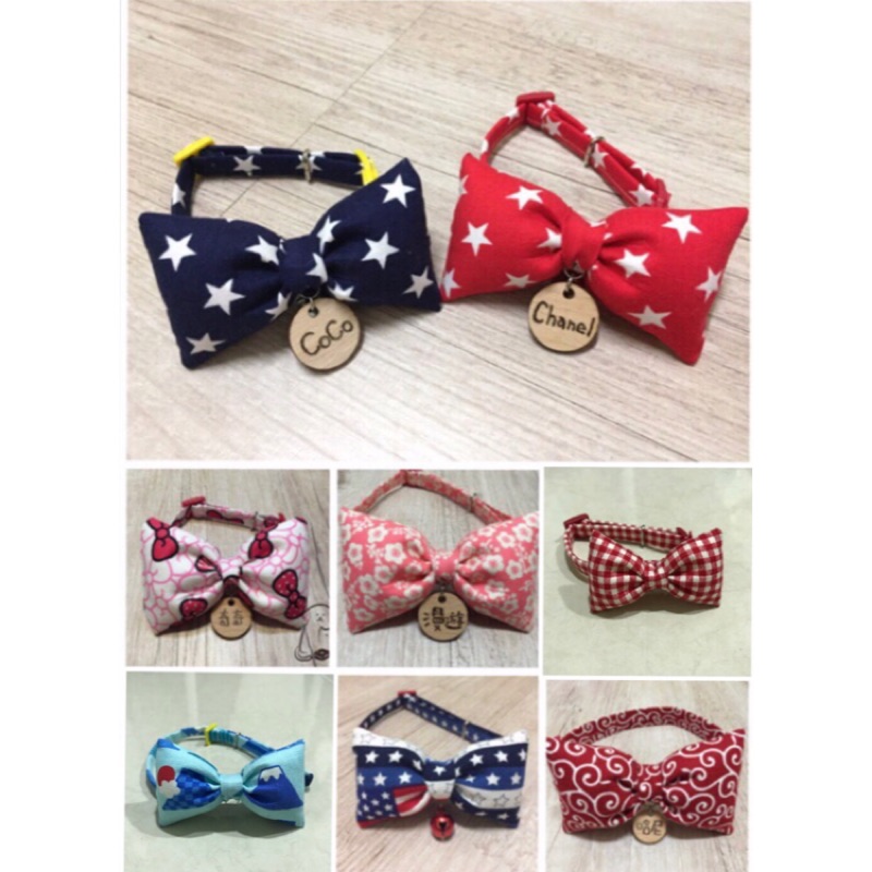 純手工diy寵物領結 和風領結 狗狗領結 小型犬 中型犬 貓咪領結 寵物蝴蝶結 日本 客製化 寵物項圈 1986沐楊人 蝦皮購物
