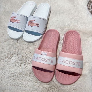 LACOSTE 女CROCO鞋 顏色：粉、白 尺寸：US 7、US 9