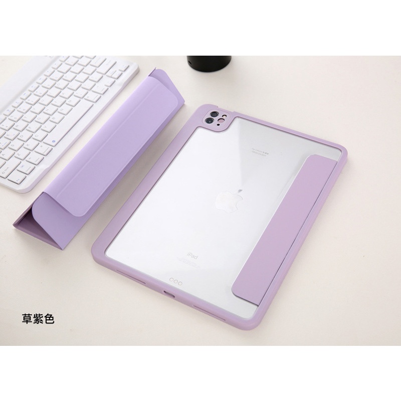 GMO現貨特價Apple蘋果iPad Air 4代 5代10.9吋2020八色翻蓋皮套磁吸可拆式含筆槽休眠保護套殼防摔