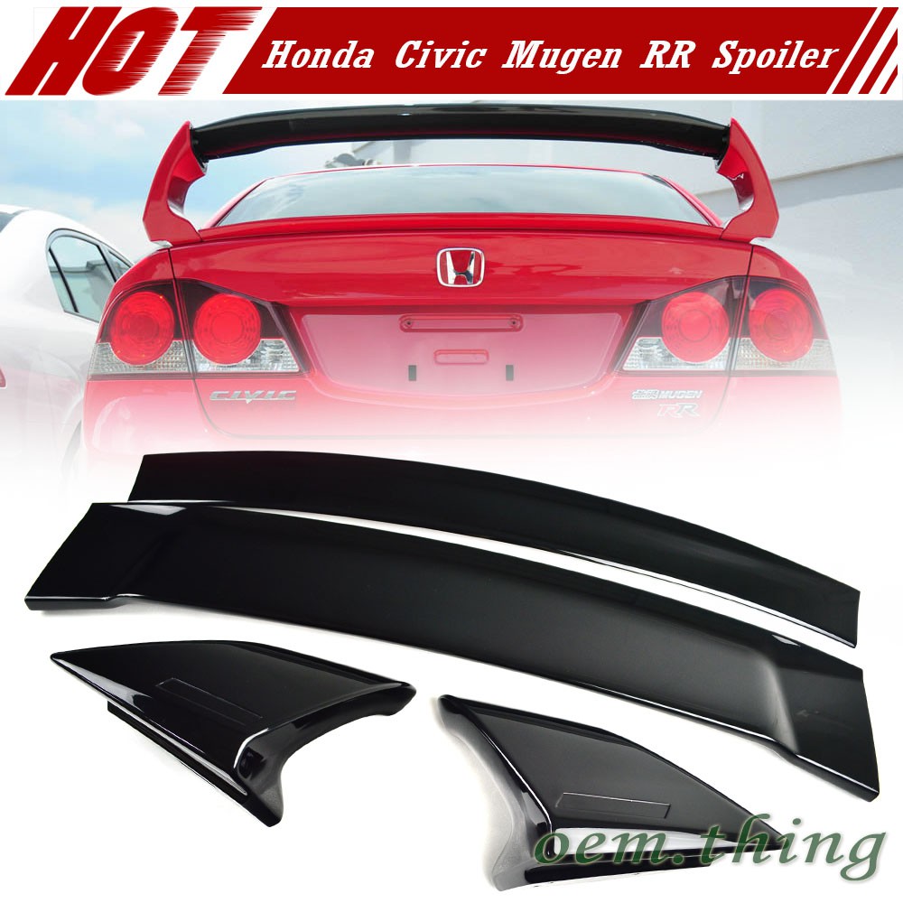 ❤️台灣製造❤️ Honda Civic 喜美八代 RR中板尾翼 素材 烤漆 2006-2011