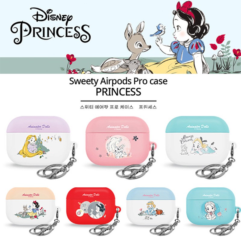 韓國正品 迪士尼公主 可愛公主 白雪公主 灰姑娘 睡美人 貝兒 蘋果 AirPods 3 / Pro 2 保護套 耳機殼