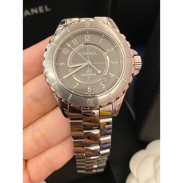 保證專櫃真品 92成新 附購證 Chanel J12 41mm❤️鈦陶瓷 H2934 機械錶 香奈兒