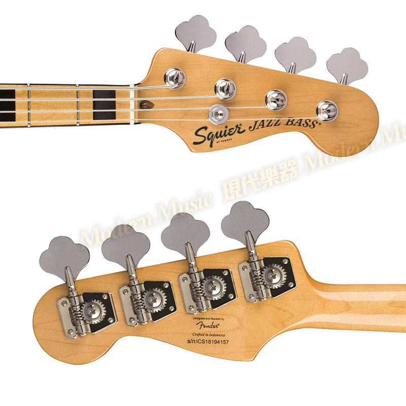 現代樂器 Squier Classic Vibe Jazz Bass 70s Bass 電貝斯原木色贈超值配件 蝦皮購物