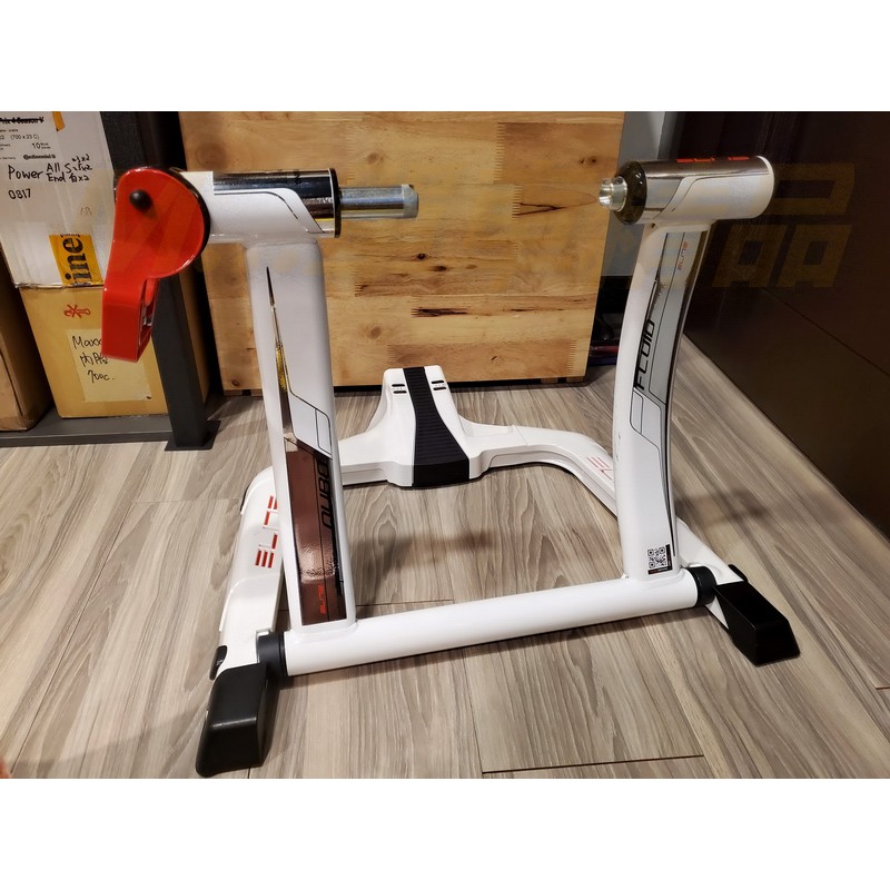[M…精品] 義大利ELITE Qubo Power Fluid ElastoGel低噪音油阻自行車訓練台！