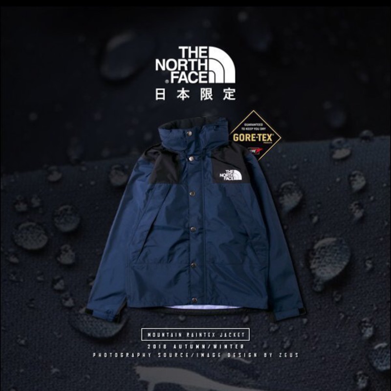 售9成新 The North Face Mountain Raintex Jacket/GORE-TEX全防水風衣 L號