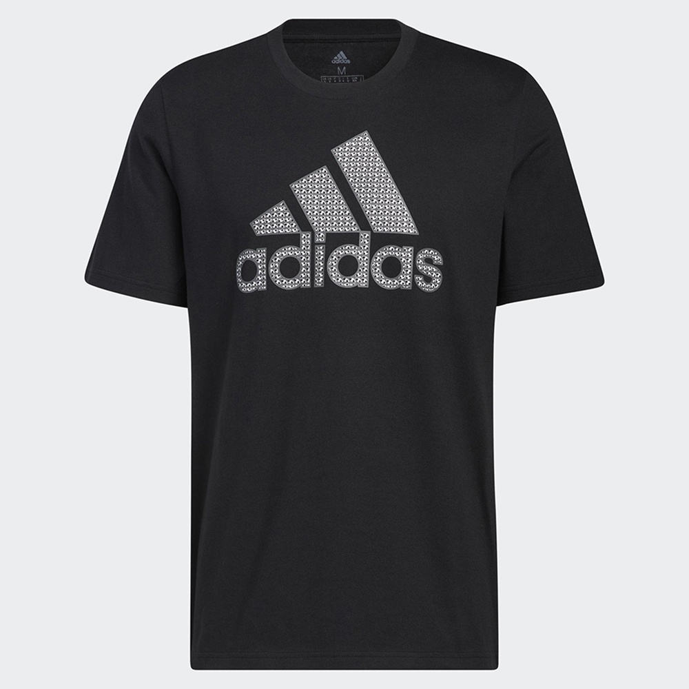 Adidas 4D GRAPHIC 男裝 短袖 T恤 休閒 印花 棉 黑【運動世界】HE2330