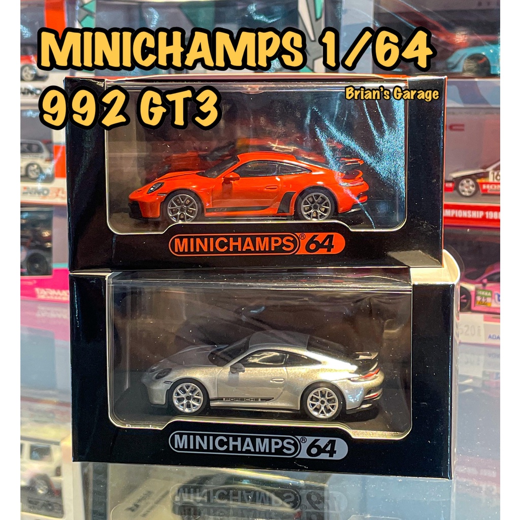 (林口現貨) MINICHAMPS 1/64 PORSCHE 911 GT3 (992) 2021 保時捷 合金模型車