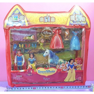 Mika💛迪士尼 換裝 口袋娃娃 白雪公主 豪華禮物組（全新盒損）Mattel
