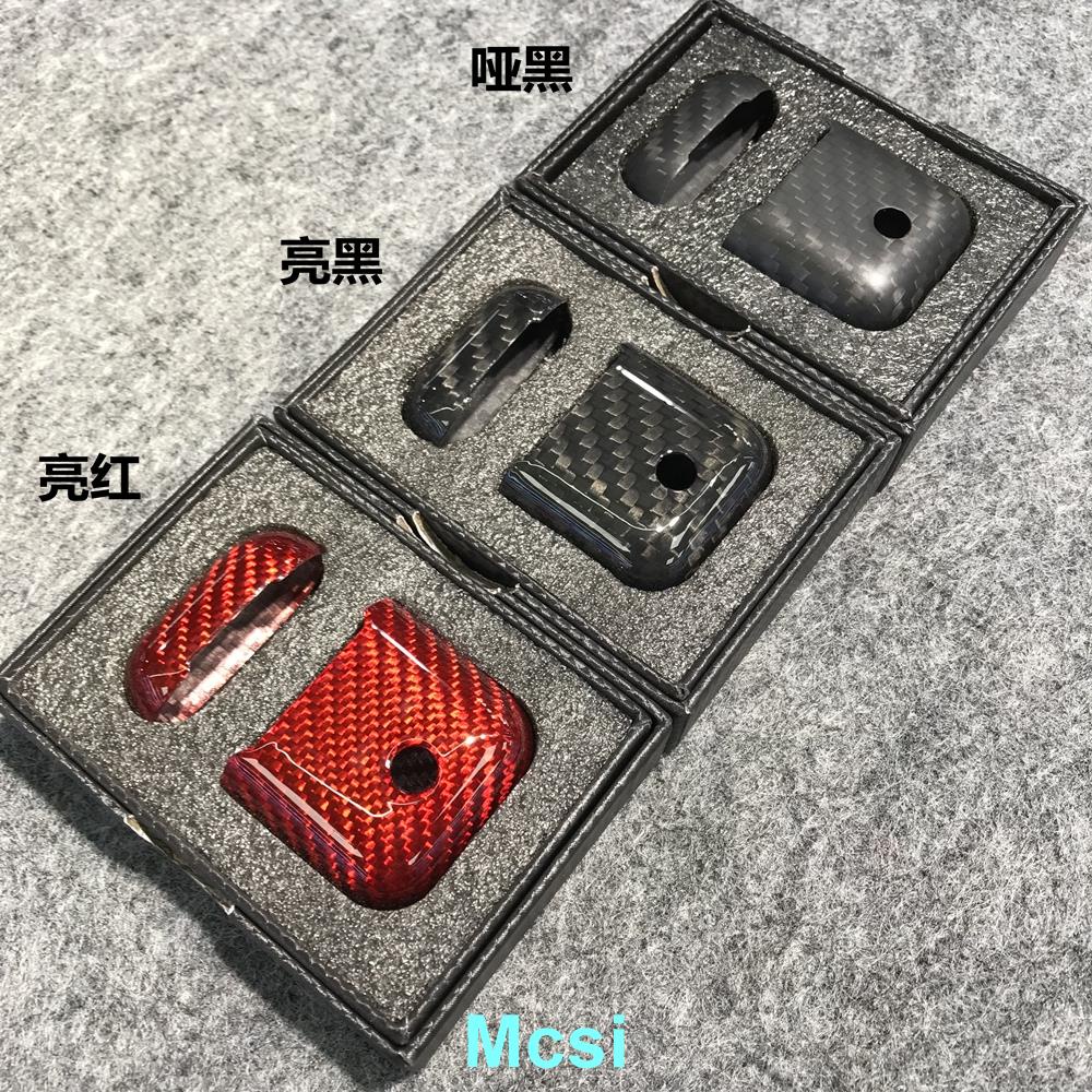 【Mcsi】碳纖維AirPods2保護套蘋果無線藍牙耳機充電盒保護殼超輕薄防刮