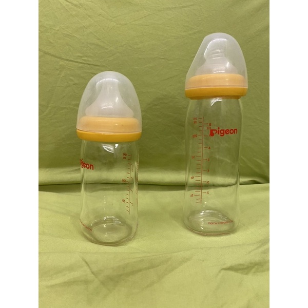 貝親寬口玻璃奶瓶（母乳寶寶適用）160ml（送備品一大組）