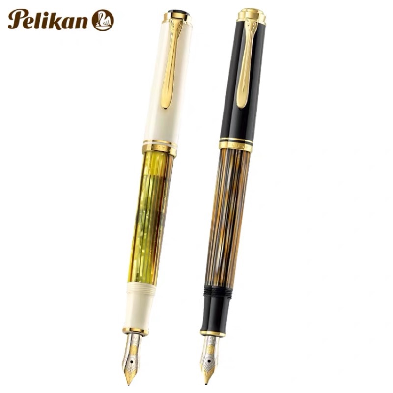 百利金 Pelikan M400白烏龜 棕烏龜14K 鋼筆