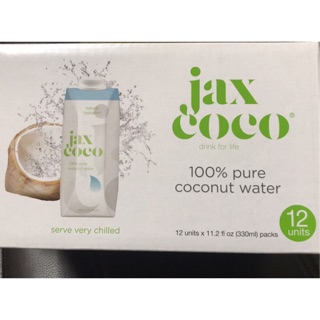 costco好市多 菲律賓JAX COCO 100%純天然青椰子水/椰子汁 330ml*12入 #62089