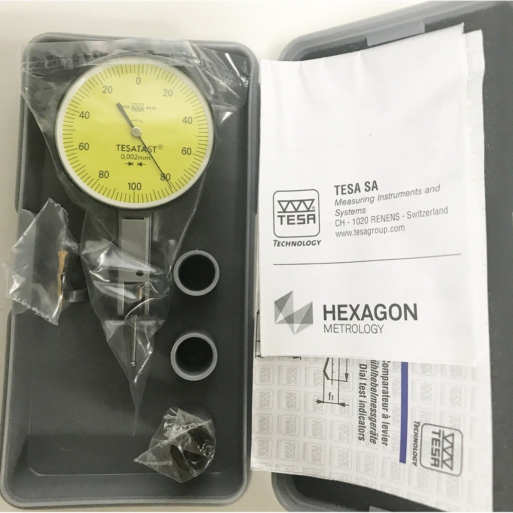 TESA 千分 槓桿錶 槓桿表 解析度:0.002mm 型號:01810010/18.10010