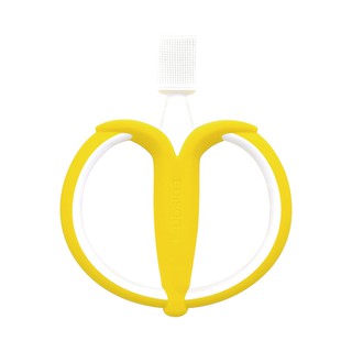 日本 EDISON KJC 寶寶的第一個牙刷-香蕉型 (6M+)【麗兒采家】