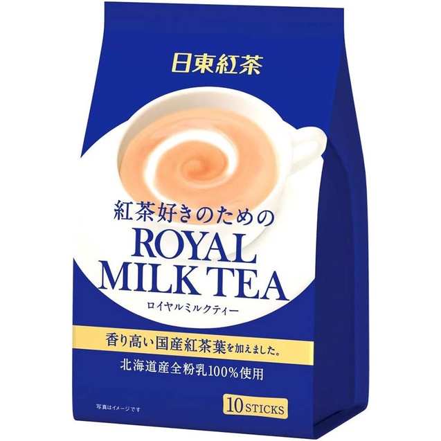 【現貨】日本境內 日東紅茶 皇家奶茶 單包裝 10條入