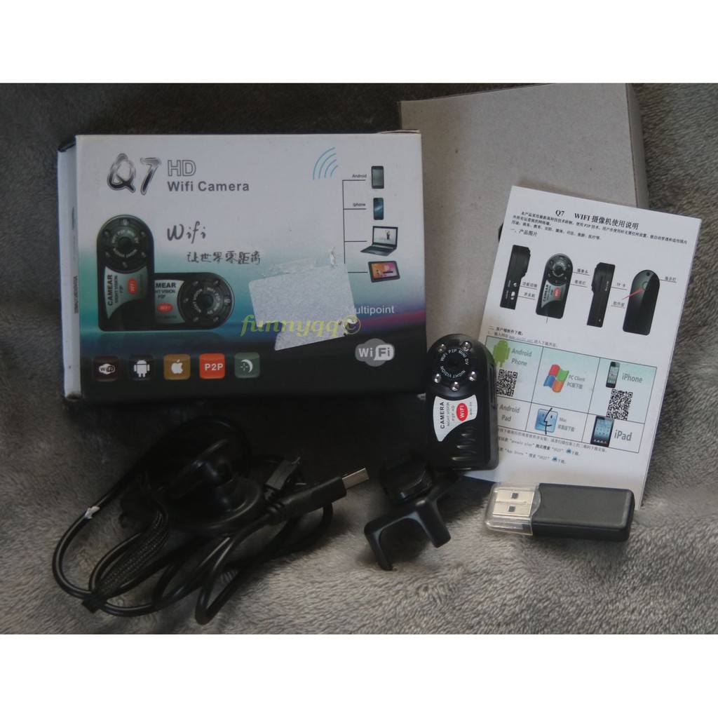 Q7 HD wifi  camera mini DV 迷你錄影機