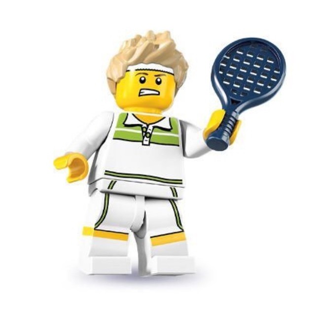 LEGO 樂高 8831 7代 抽抽樂人偶 網球男