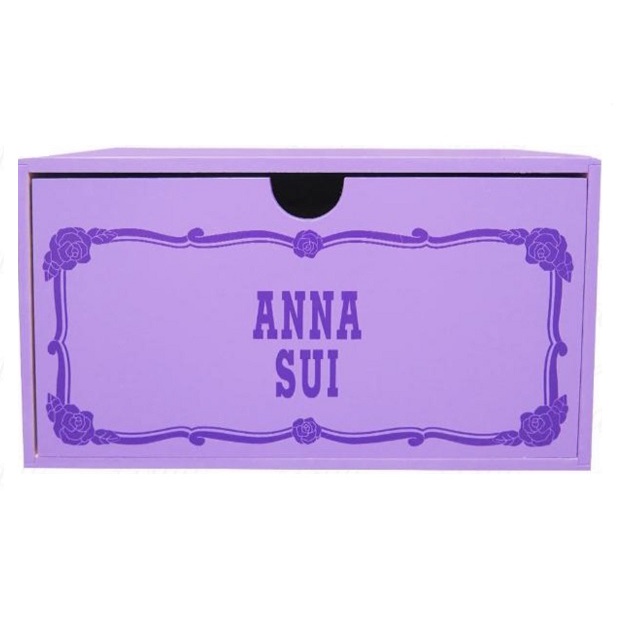 全新專櫃貨~安娜蘇ANNA SUI經典安娜紫收納盒~售價790元